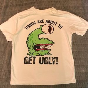 White Graphic T shirt